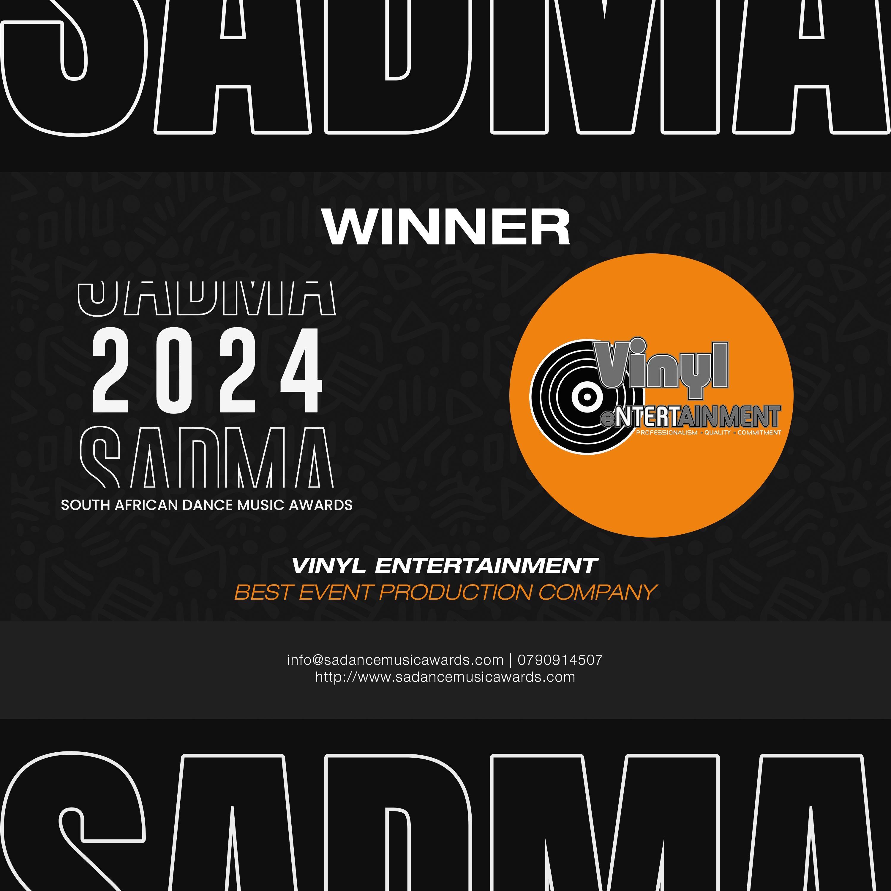 SADMA Award Winner 1